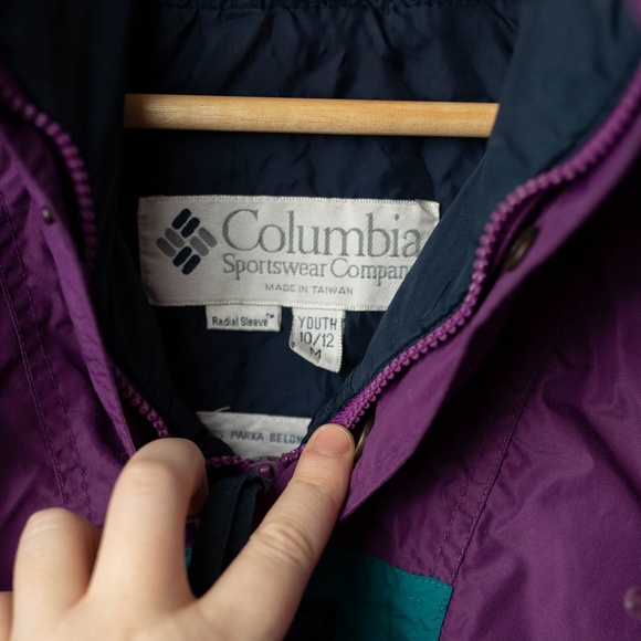 Vintage youth Columbia pullover jacket - Picture 4 of 4